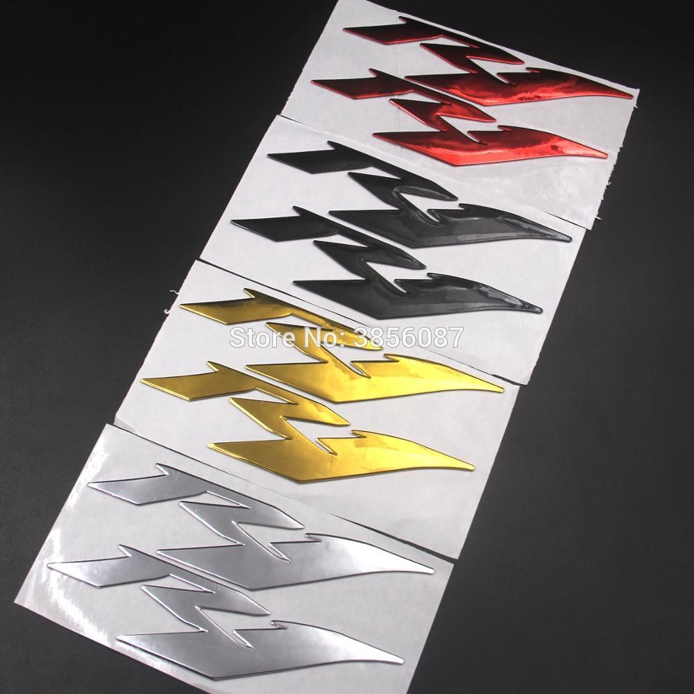 2pcs Stiker Logo Yamaha R1 3d Untuk Dekorasi Motor