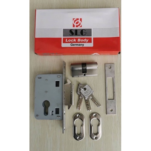 body kunci pintu dorong SOLIGEN / body kunci pintu geser