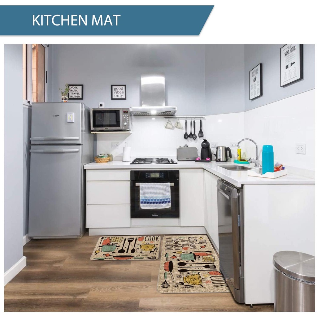 kesed keset dapur 2 in 1 keset kitchen set panjang keset anti licin anti slip keset kamar mandi keset kaki dekorasi dapur