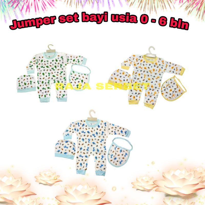 Jumper set  bayi usia 0 - 6 bln (AR)