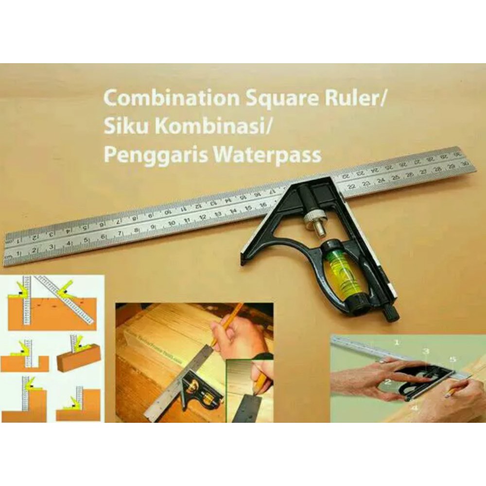 

Penggaris Siku L Waterpass 12 Inch 30Cm Penggaris Sudut Presisi A