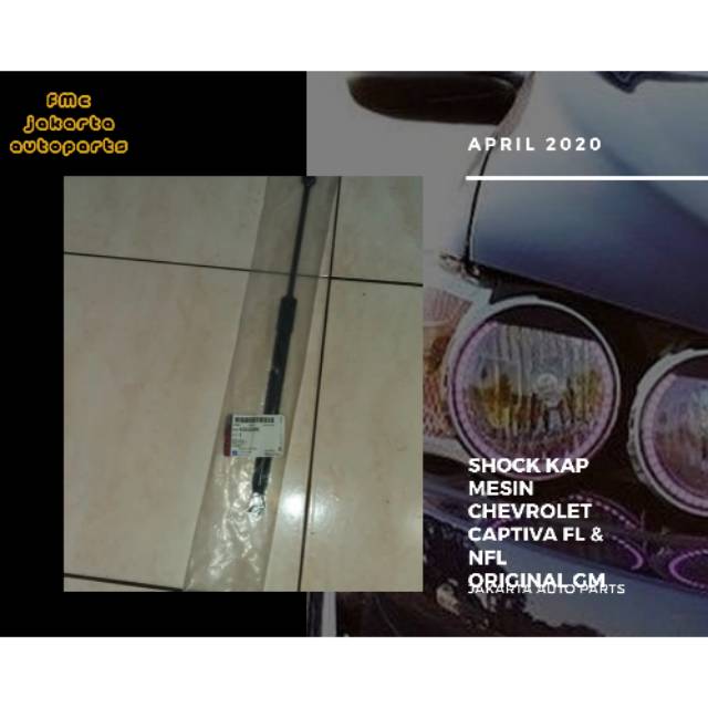 SHOCK KAP MESIN CHEVROLET CAPTIVA
