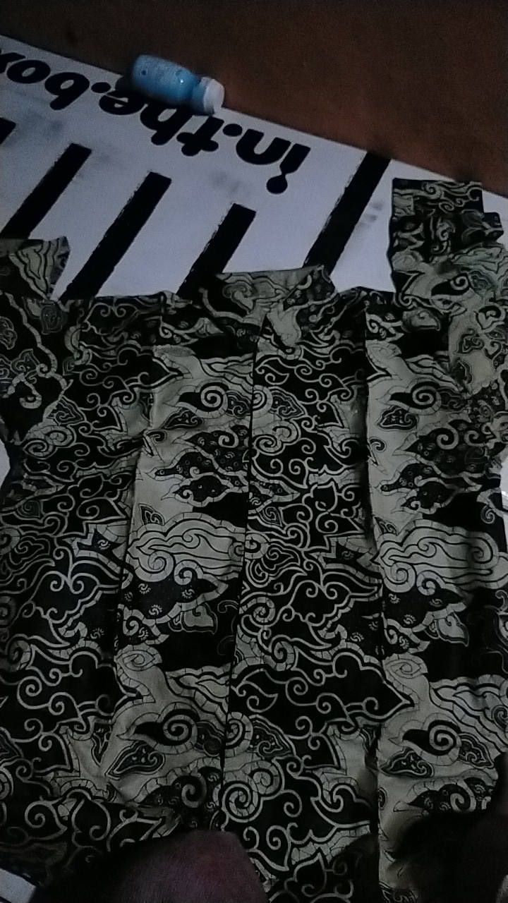 Batik Couple Keluarga Sania Ruffle Ori Ndoro Jowi Dnt