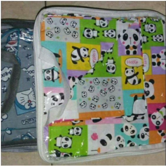 Tas plastik mika sprei resleting organizer (min order 5pcs)