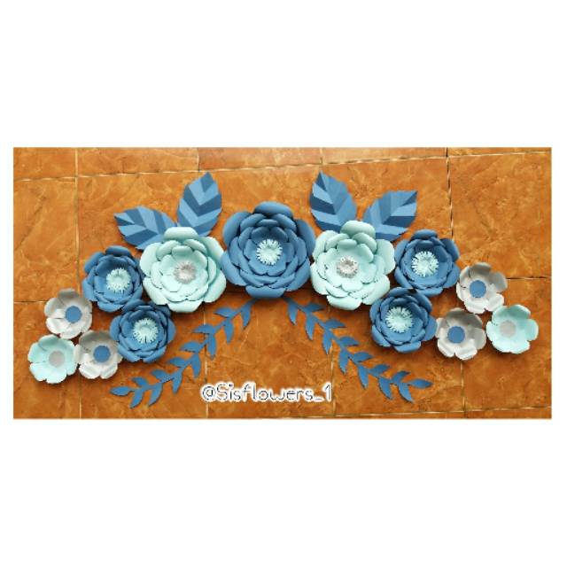 Paper Flowers/ Backdrop paperflower/ hiasan dinding/ Paperflowers Sumedang/ dekorasi tunangan