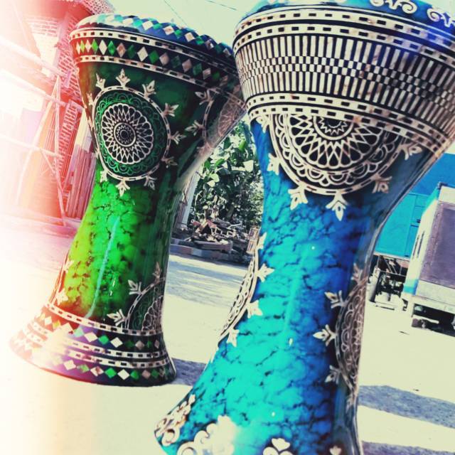 Darbuka ALEXANDRIA Mesir Sombaty Alumunium Cor