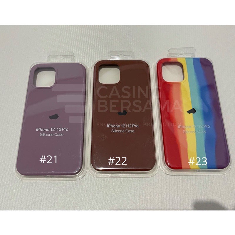 FULL CASE PREMIUM Iphone Silicone Untuk Apple 12MINI 12/12PRO 12PROMAX