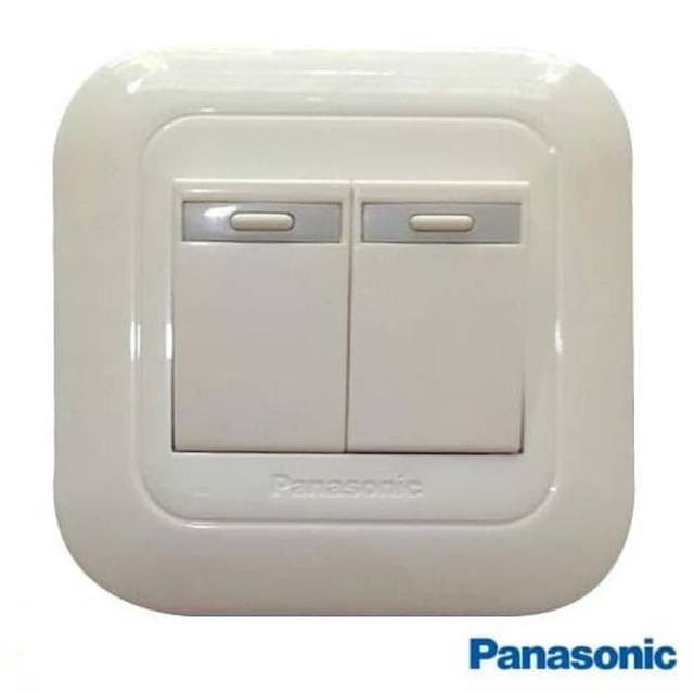 SAKLAR PANASONIC DOUBLE SERI WEJ5531 SAKLAR INBOW TEMBOK SAKLAR DOUBLE SAKLAR IB DOUBLE