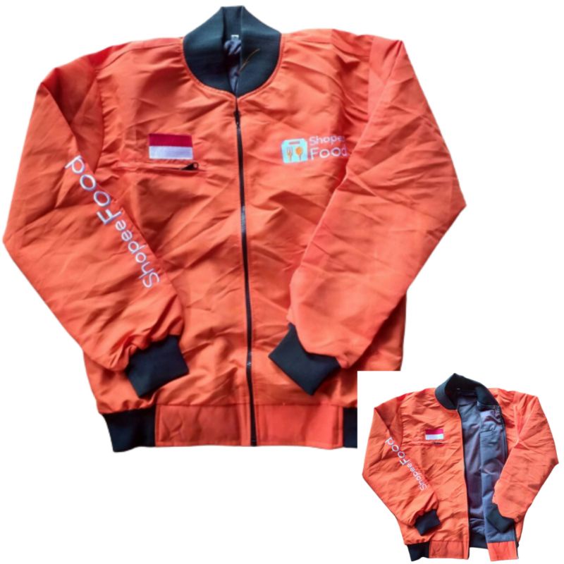Jaket Bomber Pria food Sovi Cowok Driver Motor Outdoor