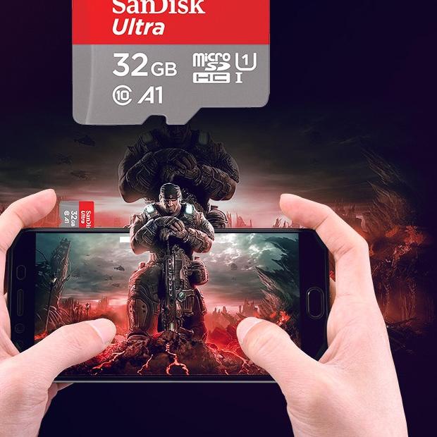 ❀ Sandisk Memory Card 8GB/32GB/64GB/128GB/256GB/512GB CLASS 10 100Mbps Micro SD Kartu Memori sd card