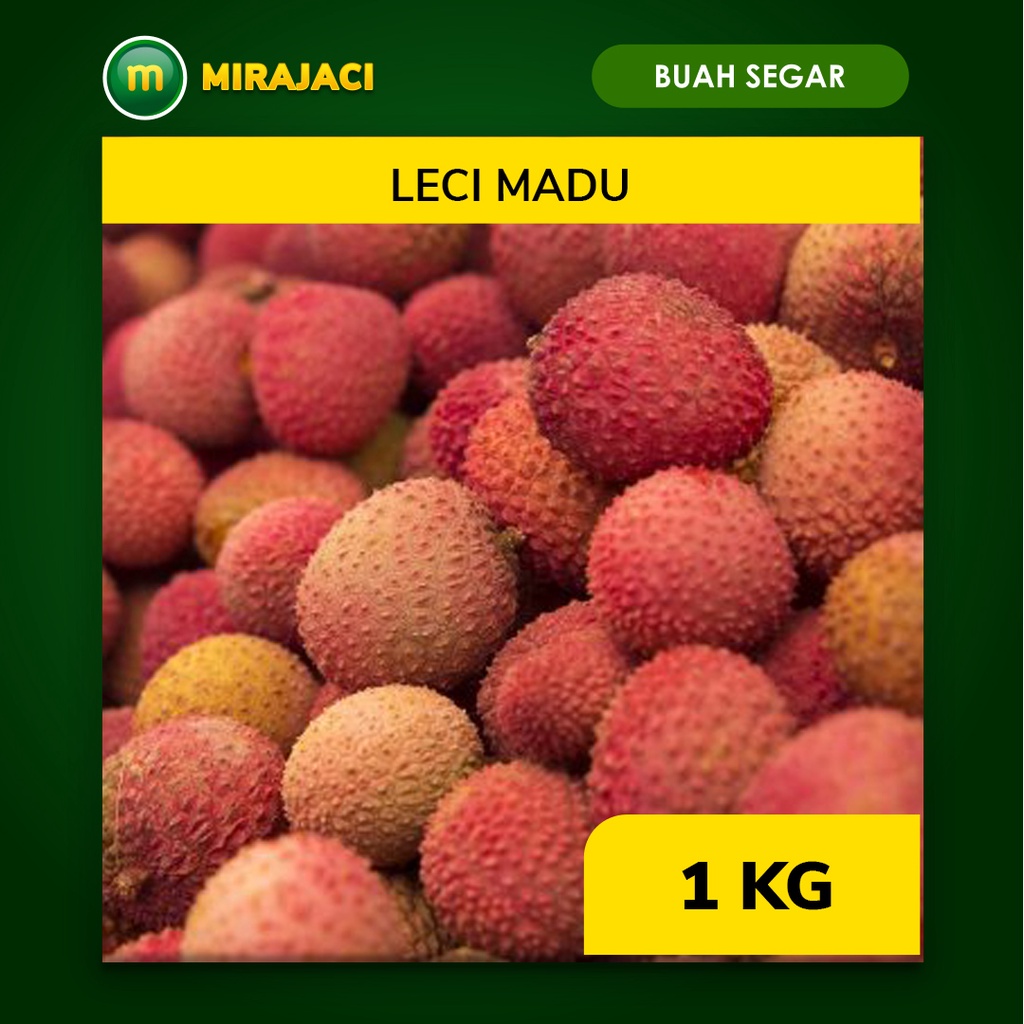 Bandung Buah Leci Thailand madu manis segar 1kg promo murah diskon