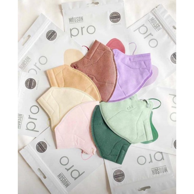 Masker KN95 Pro Mouson 4D Tebel Murah
