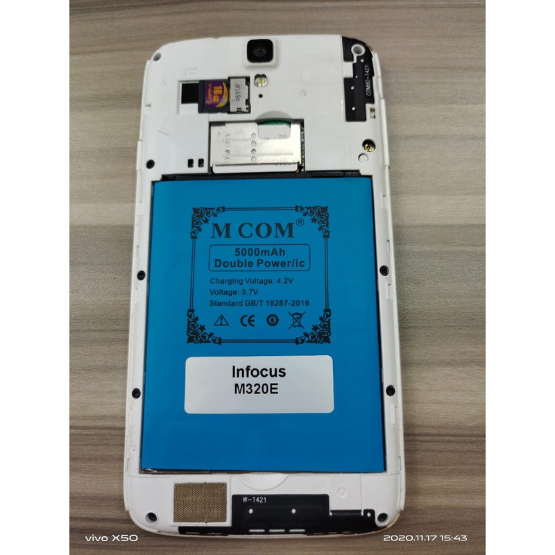 Battery Batre Baterai Double Power Mcom Infocus M320E