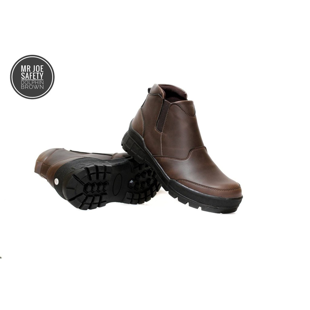 Sepatu Boots Pria Kulit Asli MR JOE DOLPHIN ORIGINAL Handmade Bandung