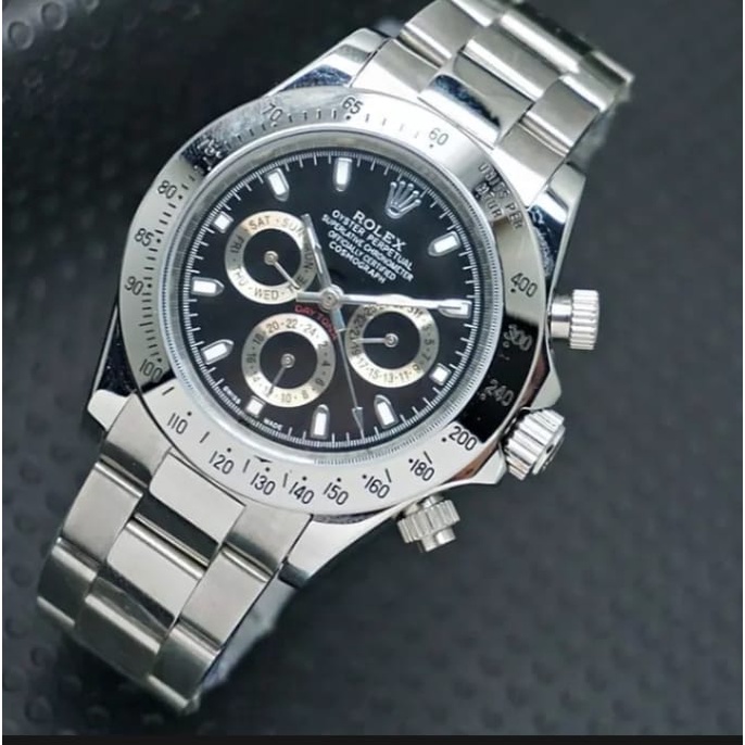 ( paling murah COD ) Jam Tangan Pria  TERLARIS/ Jam Tangan Stainless Rolex Free Bok Termurahh