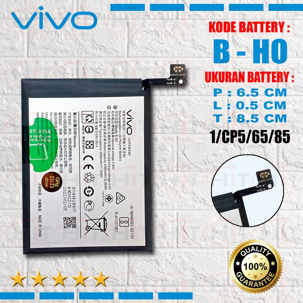 Baterai Battery Batre B-H0 Vivo V17 S1 V17 Neo B-H0 BH0