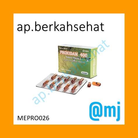 PROXIDAN 400MG KAPSUL VIT E HARGA PER BOX