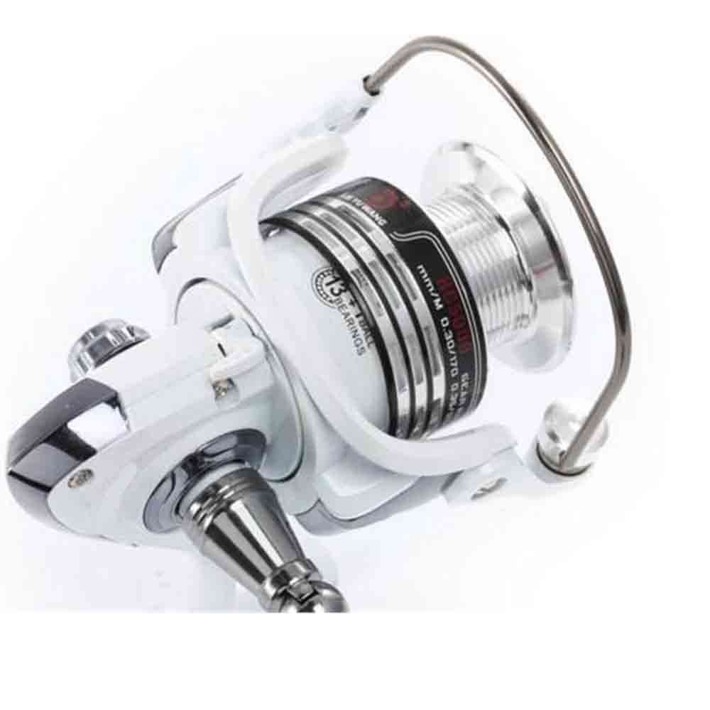 LIEYUWANG HC2000 Reel Pancing Spinning 13 Ball Bearing Gear - White