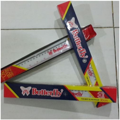 

Penggaris merk Butterfly 30cm
