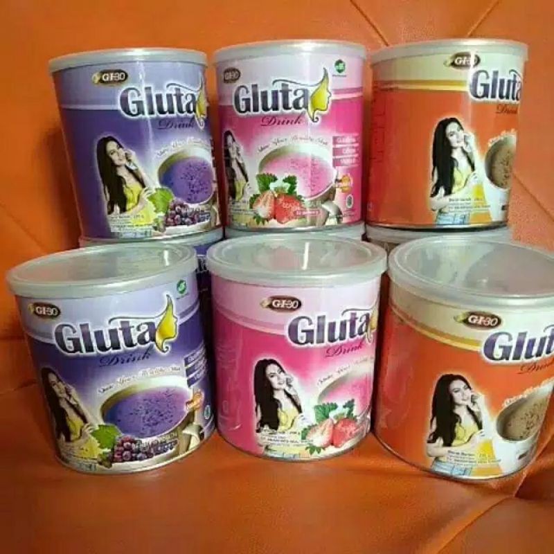 GLUTA DRINK SUSU SUPLEMEN PEMUTIH BADAN PERAWATAN KULIT ORIGINAL BPOM