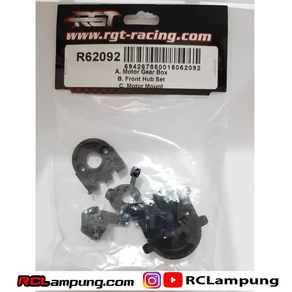 RGT motor mount, gearbox, front hub set R62092 Rc Car