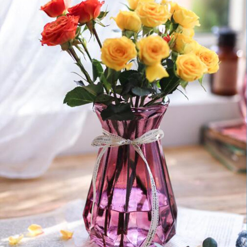 Glitter Vase Crystal Epoxy Resin Mold Flowerpot Plant Pot Silicone Mould DIY Crafts Tool