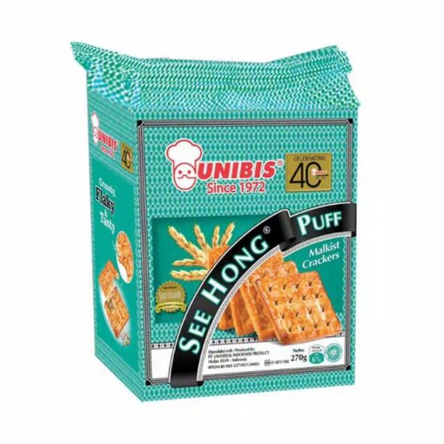 

UNIBIS SEE HONG PUFF 252 G BISKUIT MALKIS KREKER