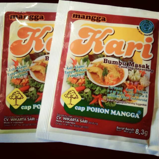 

Bumbu KARI instan | cap Pohon Mangga