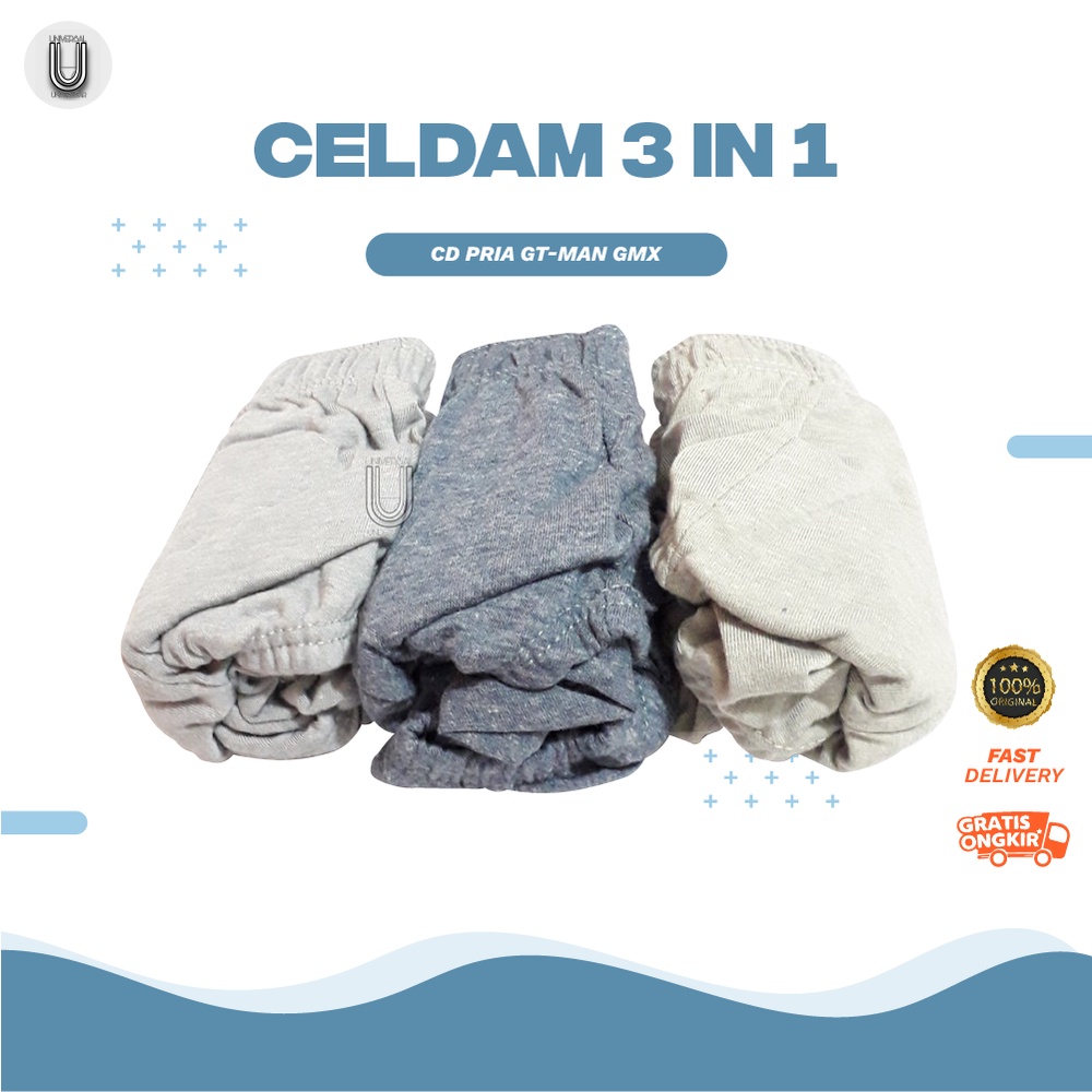 CD Underwear Celana Dalam Pria Dewasa Sempak Cowok Termurah GT-Man GMX By Universal Underwear