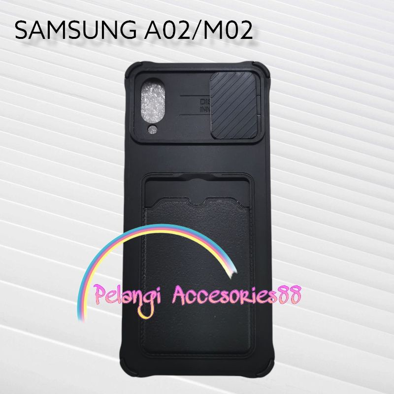 CASE SAMSUNG A02 / M02 CASE MACARON SOFTCASE SLEDING WARNA WARNI