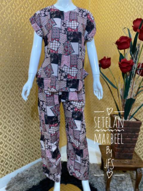 Daster Arab JFS MARBEEL One Set Rayon Basic