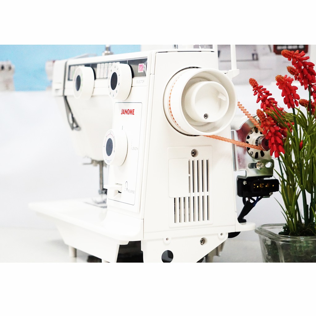 mesin jahit janome ns385 model semi portable/platbed - ns 385 n