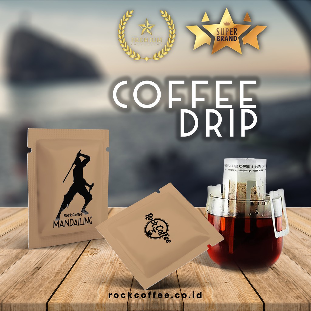 

5 KOPI DRIP / DRIP COFFEE / TRAVEL COFFEE FILTER Mandailing