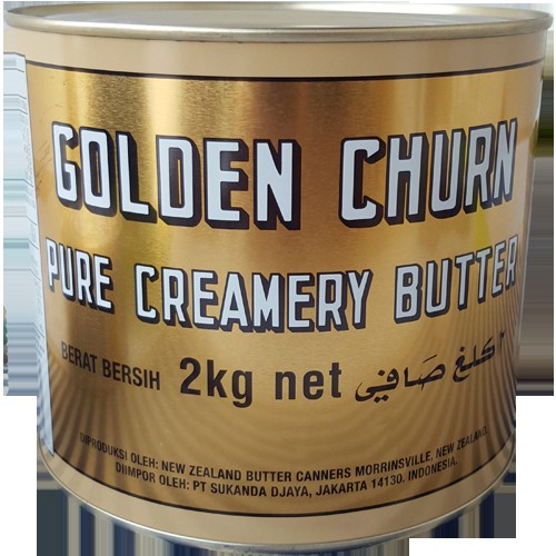 

butter-mentega- golden churn butter 2 kg -mentega-butter.