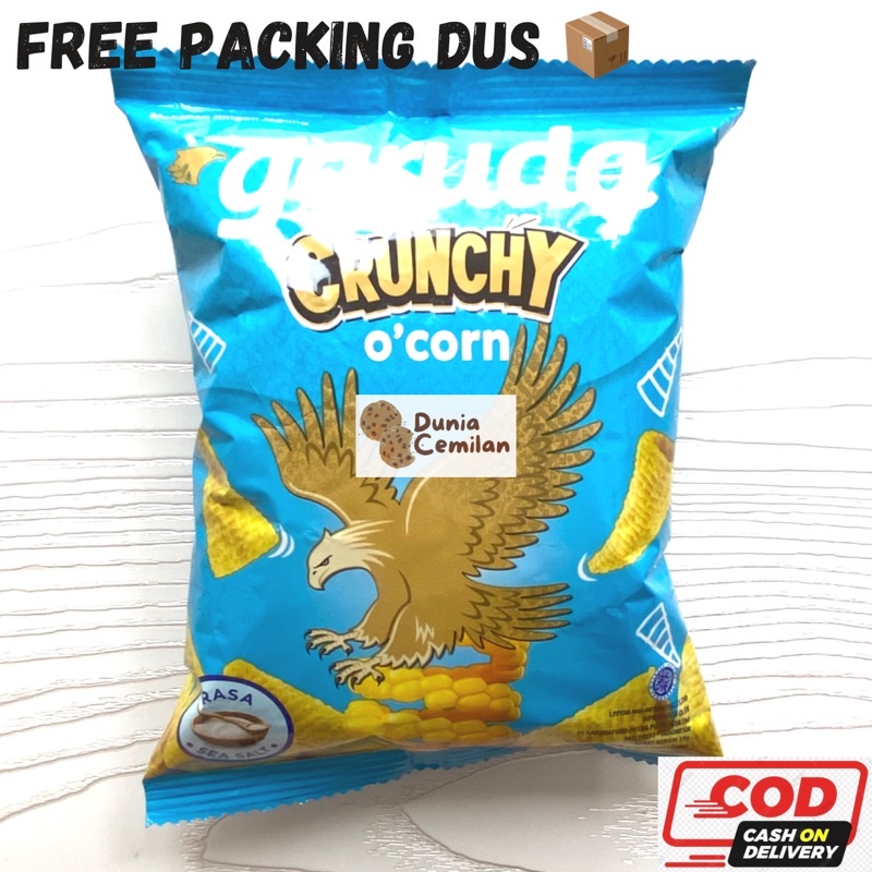 [TERMURAH!] Garuda Crunchy O'Corn 18gr - Keripik Jagung Enak Gurih