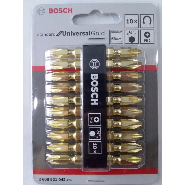 Mata Obeng Angin ORIGINAL BOSCH Universal GOLD 65 mm , 110 mm, 150 mm