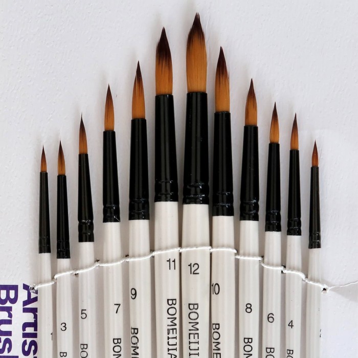 

BOMEIJIA Artist Brush Round 12pcs