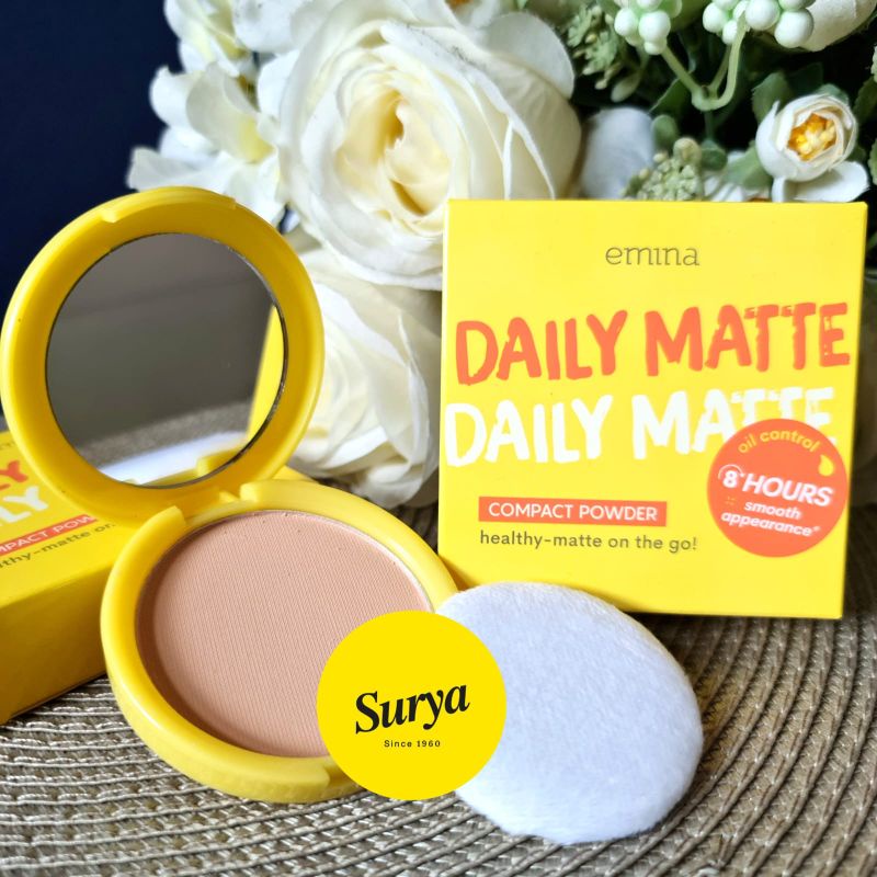 Emina Compact Powder daily matte plus UV filter