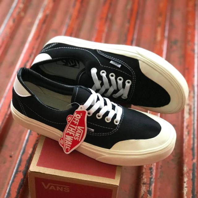 SEPATU43 VANS AUTHENTIC FULL BLACK HITAM COKLAT OLDSKOOL ERA SK8