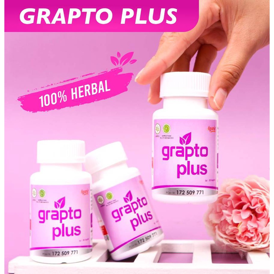 GRAPTO PLUS ORI KAPSUL GRAPTO PLUS GRAPTOPLUS HERBAL OBAT WASIR OBAT AMBEIEN AMBEYEN LANCAR BAB