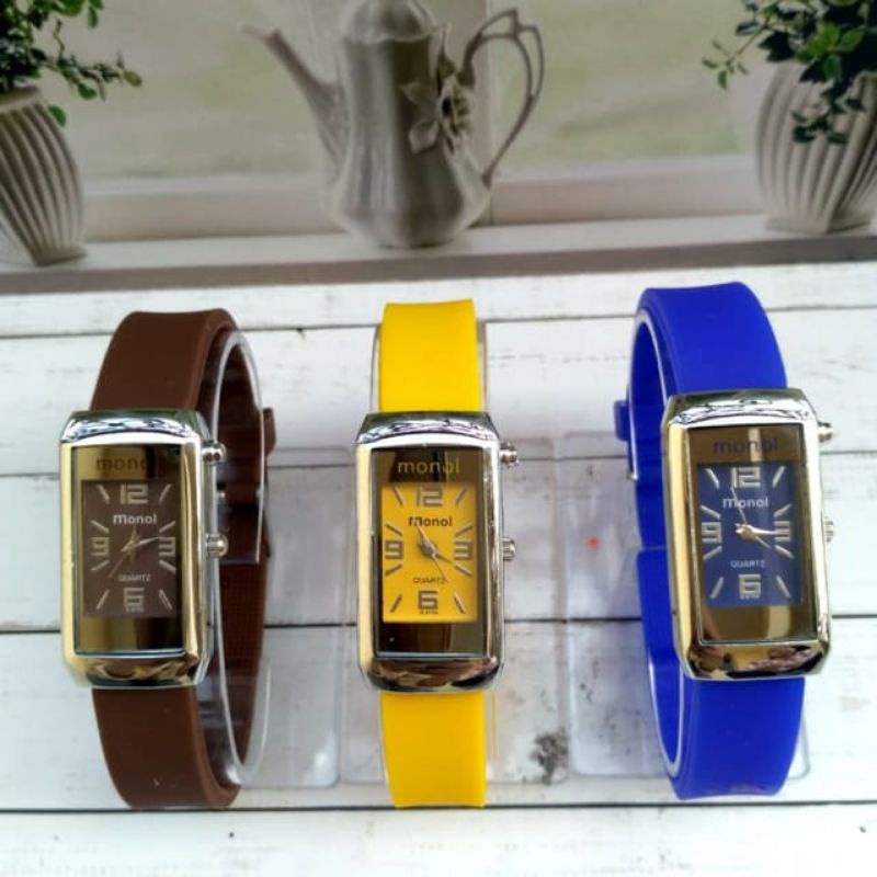 Jam Tangan Monol Kotak Mini TERMURAH