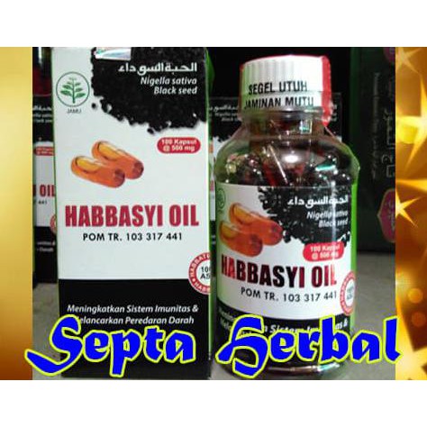 Sale - Habbasyi Oil 100 Kapsul PT Niaga Utama HNU Habasyi Habbatusssauda