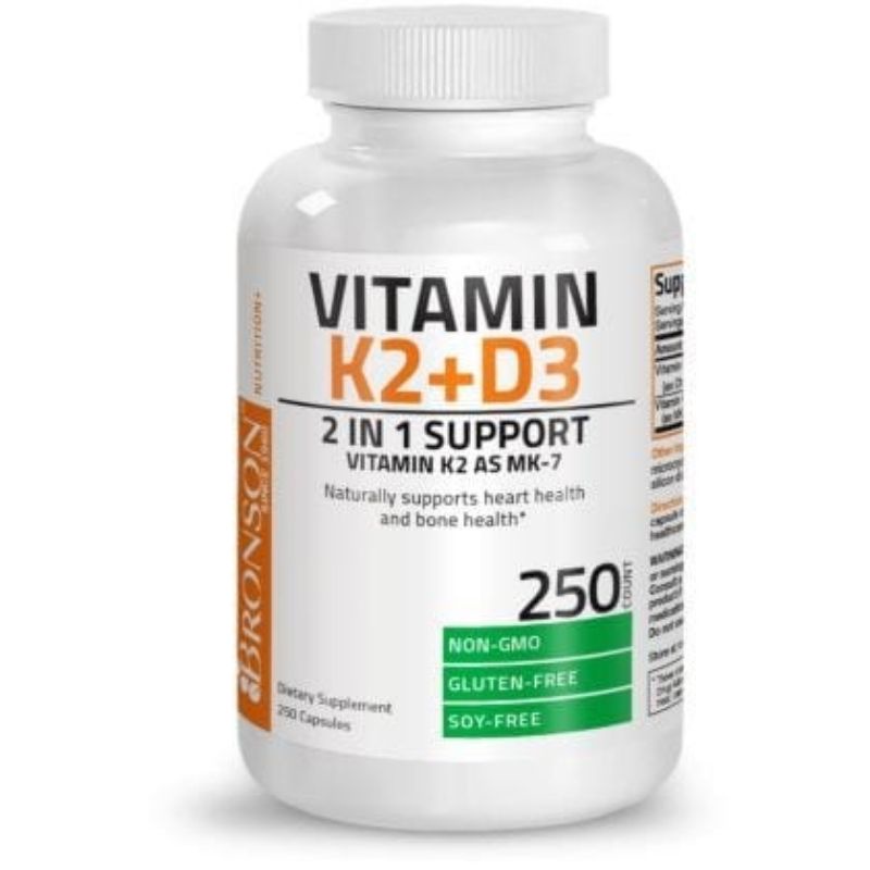 Vitamin K2 90 mcg D3 5000iu Bronson Original / Vitamin K2 120 mcg D3 10000iu Bronson Original