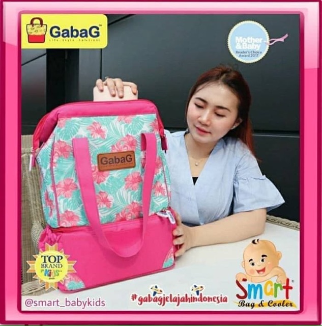 [Harga Promo] GABAG Cooler Bag Big Pop Series DAHLIA BARUNA Tas ASIP Insulation Bag Coolerbag