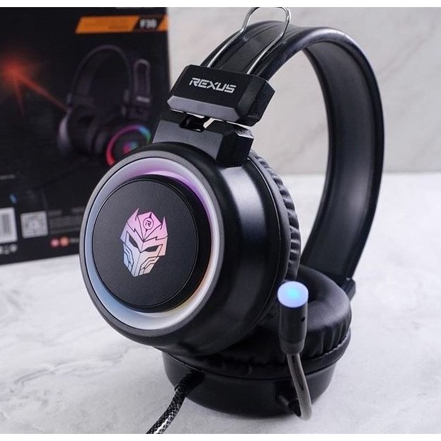 Headset Rexus F30 F 30 Vonix RGB Spectrum - Gaming - Dual Jack - Resmi