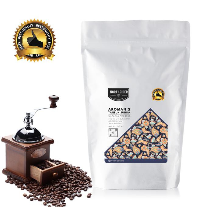 

KOPI BIJI ARABIKA AROMANIS NATURAL - 100GR NORTHSIDER COFFEE - BIJI KOPI