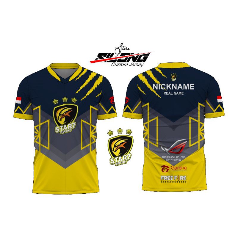 Jersey Baju Kaos Gaming Free Design