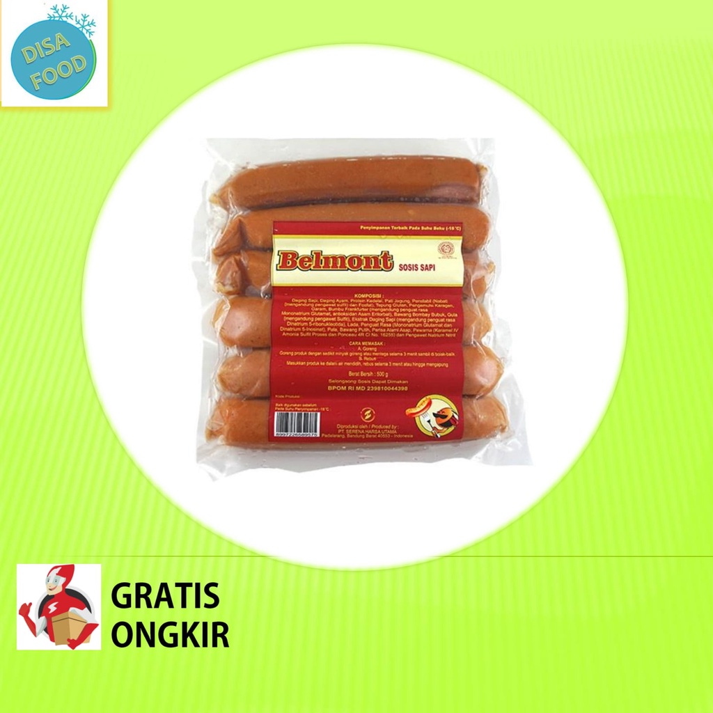 

Sosis Sapi Jumbo Beef Bratwurst 500gr