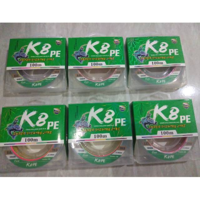 PE Orca K8 Multicolour Ultralight Casting