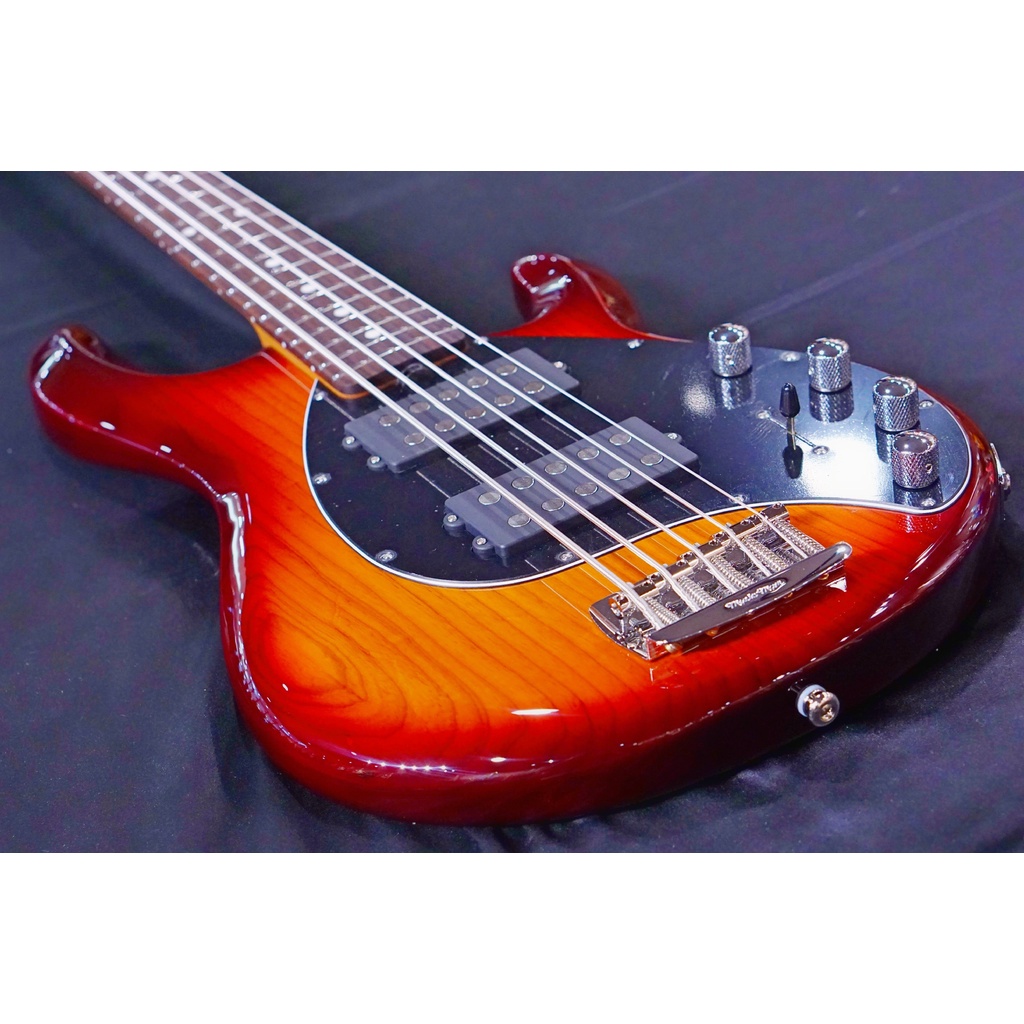 Ernie Ball Music Man StingRay 5 Special HH Bass Guitar - Burnt Amber with Maple Fingerboard F83624